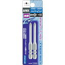 兼古製作所 ハイパービット 2本組段付+1×65W溝タイプ【取寄商品】