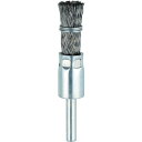 トラスコ中山 筒型ブラシΦ15×軸6鋼線0.3くくりタイプ【取寄商品】