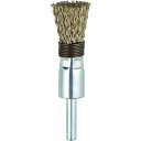 トラスコ中山 筒型ブラシΦ15×軸6 TEBS15G【取寄商品】