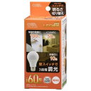 オーム電機 LED電球 A型 E26 7W 電球色【取寄商品】