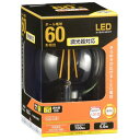 オーム電機 LED電球 G型 5W クリア 調光【取寄商品】