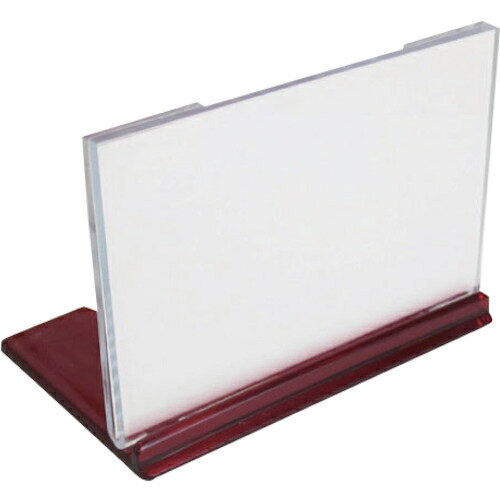 ミツヤ U型カード立中赤M17205【取寄商品】