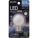 朝日電器 LED電球G30形E17LDG1NGE17G240【取寄商品】