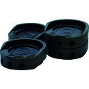 和気産業 HYPER防振ゴム φ70×25mm ブラック【取寄商品】