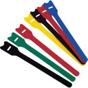 トラスコ中山 マジックバンドストラップ15cmアソート(4本入)【取寄商品】
