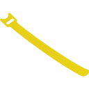 トラスコ中山 マジックバンドストラップ 黄 15cm 4本入【取寄商品】