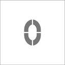 アイマーク ステンシル マグネット0 文字サイズ50×40mm【取寄商品】