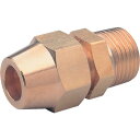 アソー フレアージョイントPT1/2×Φ15.88【取寄商品】