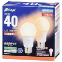 オーム電機 LED電球 A E26 4W 電球色【取寄商品】