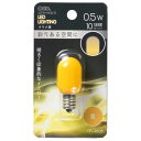 オーム電機 LED T20E12 0.5W Y【取寄商品】