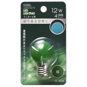 オーム電機 LED G30E17 1.2W G【取寄商品】