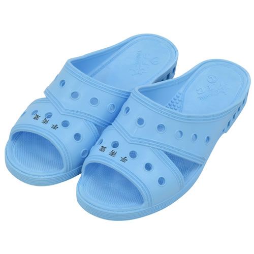 三興化学工業 手術室用スリッパ Dr.用 3L ブルー ネーム入【取寄商品】