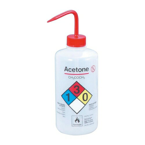 サーモフィッシャー 薬品識別洗浄瓶 アセトン用 500mL【取寄商品】