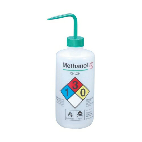サーモフィッシャー 薬品識別洗浄瓶 メタノール用 500mL【取寄商品】