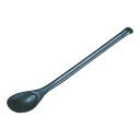 野中理化器製作所 薬さじ(プラスチック黒) 大 178mm【取寄商品】