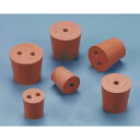 アラム 穴あきゴム栓(赤色) No.2 6mmφ×1穴【取寄商品】