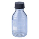 柴田科学 ねじ口瓶(黒蓋付 DURAN) 500mL【取寄商品】