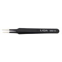 リオール 精密ピンセット(電解防錆黒色皮膜) ESD−13【取寄商品】
