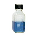 柴田科学 ねじ口角瓶(黒蓋付DURAN) 500mL【取寄商品】