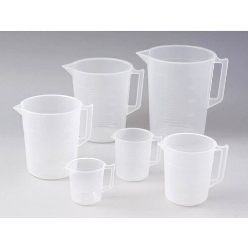 NIKKO エコノミーPP手付ビーカー 5000ml【取寄商品】