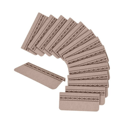 サンコー コーナー付階段マットスベリ止め付 15枚入ベージュ【取寄商品】