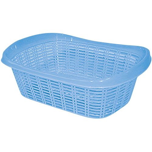 高田ベッド 脱衣カゴ(器械台付) 脱衣カゴのみ ブルー【取寄商品】