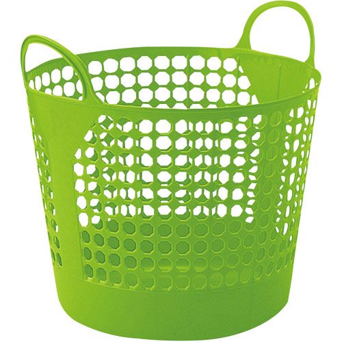 伊勢藤 バスケット(ナイスラック) グリーン【取寄商品】