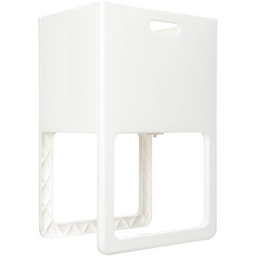 伊勢藤 折りたたみバスケット アコット ホワイト【取寄商品】