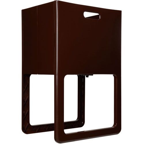 伊勢藤 折りたたみバスケット アコット チョコブラウン【取寄商品】