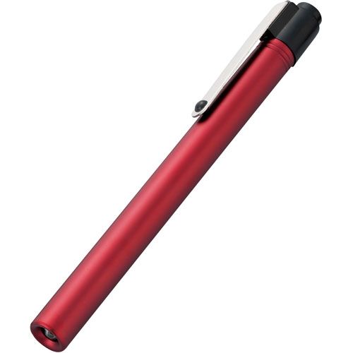 アイワマック アルカプッシュライトLED白色 ノック式 レッド【取寄商品】