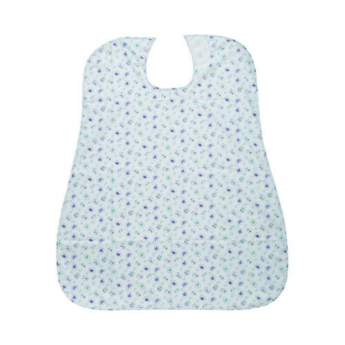 ケアマックス 介援隊 食事用エプロン キッチンブルー【取寄商品】