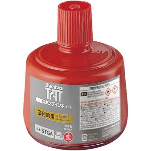 シヤチハタ TATインキ　多目的用A　大　赤【取寄商品】
