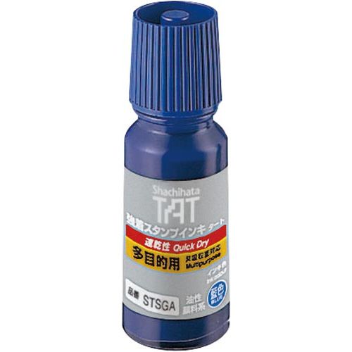 シヤチハタ TATインキ　速乾　多目的用A　小　藍【取寄商品】