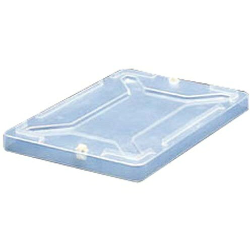 トラスコ中山 コンテナ蓋ロック付 423×288×36.5透明【取寄商品】