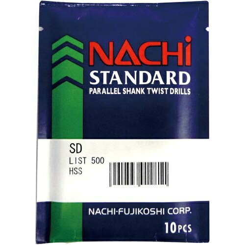 不二越 スタンダードドリル（鉄工用）　5．0mm　10本入【取寄商品】