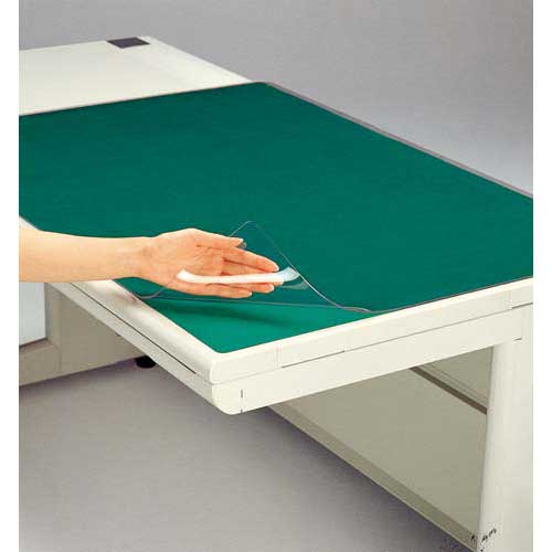 プラス 塩ビデスクマット書庫用タイプW800*400 1枚【取寄商品】