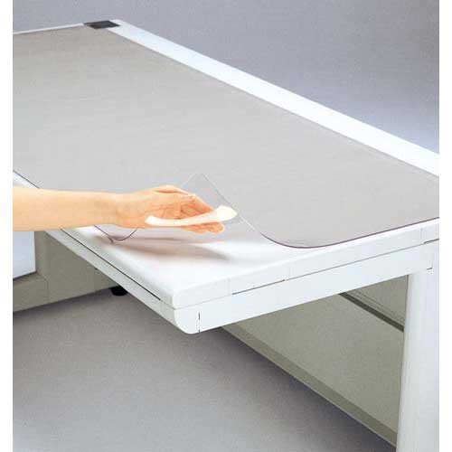 プラス 塩ビデスクマット 適用机168 1枚【取寄商品】