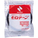 ニチバン 着色セロテープ 黒 18mm×35m 10巻【取寄商品】