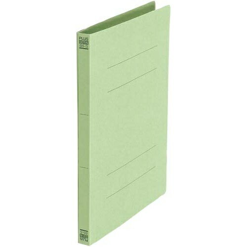 プラス フラットファイルB5縦グリーン10冊【取寄商品】