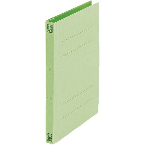 プラス フラットファイルA5縦グリーン10冊【取寄商品】
