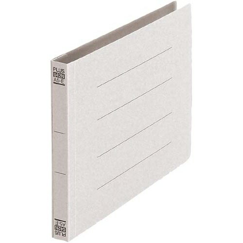 プラス フラットファイルA5横グレー10冊【取寄商品】
