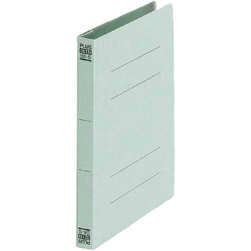プラス フラットファイルB6縦ブルー10冊【取寄商品】
