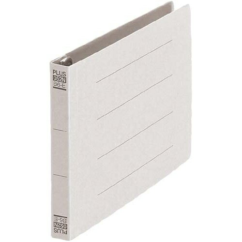 プラス フラットファイルB6横グレー10冊【取寄商品】