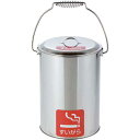 テラモト ステンレスペール10L 中カゴ付【取寄商品】