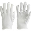 トラスコ中山 袖口ゴムタック式革手袋 フリーサイズ【取寄商品】