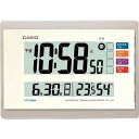 カシオ 生活環境お知らせ機能付き電波掛置時計IDL−140【取寄商品】