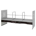 プラス ブックスタンド シルバー【取寄商品】