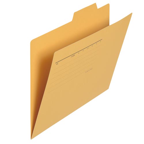 プラス 個別フォルダー B5横 イエロー×10【取寄商品】