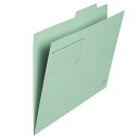 プラス 個別フォルダーB4横 グリーン×10【取寄商品】