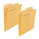 プラス カットフォルダー 2山A4横 イエロー【取寄商品】